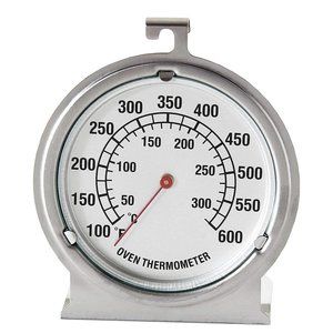 Chef Select Oven Thermometer Stainless Steel Hangs or Sits in Oven - Set…